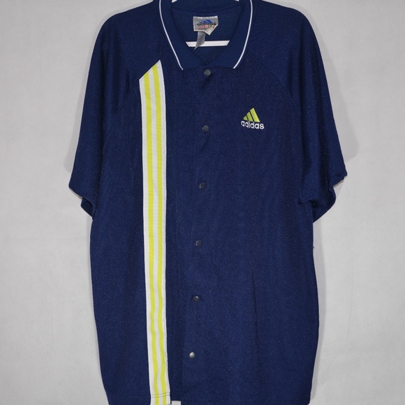 adidas button up jersey